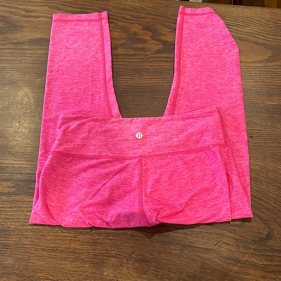lululemon athletica Pants - COPY - Lululemmon leggings 23 inch size 6 pink worn once rip tag gone
